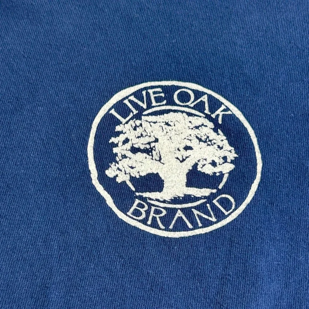 Live Oak Brand Maryland Flag Graphic T-Shirt Navy Blue Comfort Colors Small
